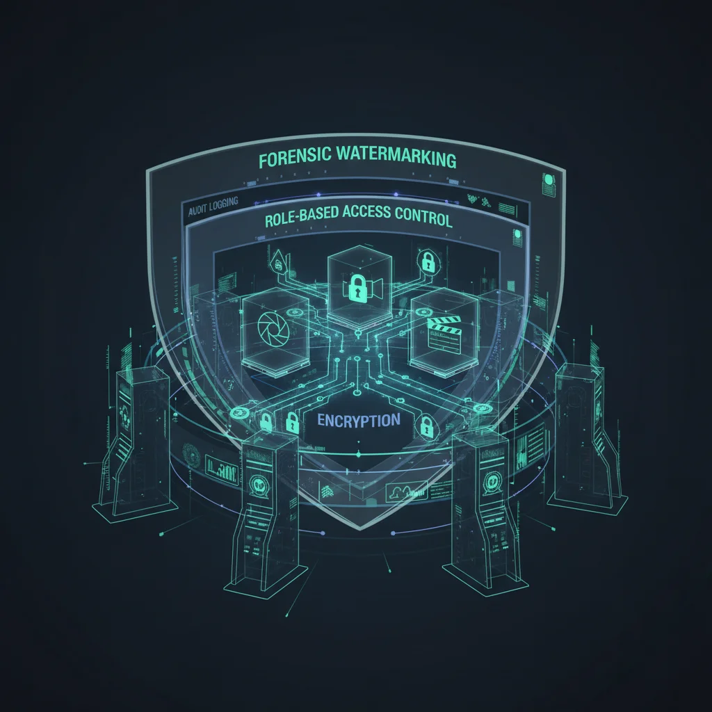 Multi-layered security shield visualization